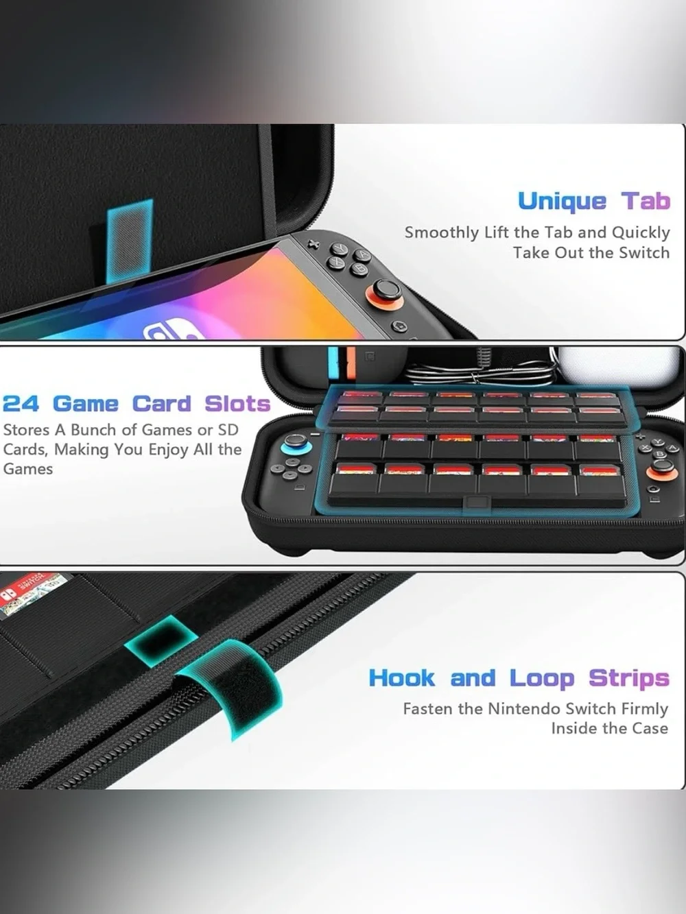 Switch Carrying Case Compatible with Nintendo Switch 2